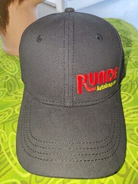 RUNDE Auto Group Embroidered Logo Strap-on Dad Hat Cap OSFA New